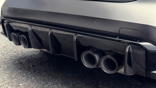M3 M3C M3CS G80 G81 2021 2022 2023 2024 & M4 M4C M4CS G82 G83 2021 2022 2023 2024 with Aftermarket Parts - OE Style Rear Lip Spoiler Pre-preg Carbon Fiber from Aero Republic
