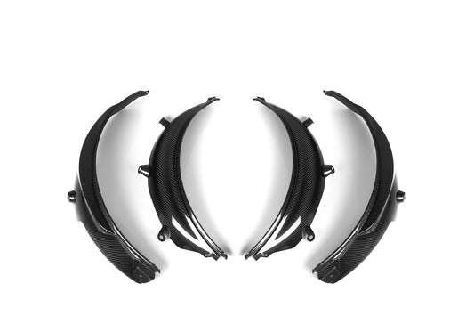 BMW M3 M3C M3CS G80 G81 2021 2022 2023 2024 with Aftermarket Parts - OE Style Wheel Arches Fender Flares Pre-preg Carbon Fiber from Aero Republic