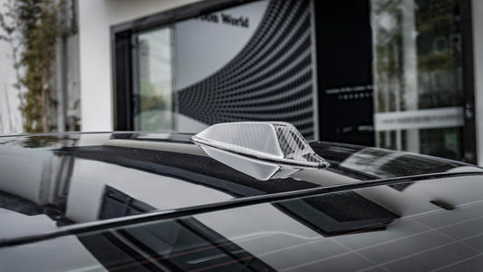 BMW 4 Series M440i 430i G22 G23 2020-ON & I4 M50 / e Drive 40 G26 2021-ON & 4 Series Gran Coupe M440 430 G26 202-ON with Aftermarket Parts - OE Style Antenna Trim Cover Carbon Fiber from Aero Republic