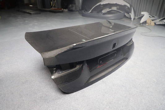 BMW M4 G82 2021-ON & 4 Series G22 430i M440i 2020-ON with Aftermarket Parts - CSL Style Trunk Dry Pre-preg Carbon Fiber from Aero Republic