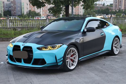 BMW M4 / M4C / M4CS G82 G83 2021-ON with Aftermarket Parts - Front Fenders Dry Pre-preg Carbon Fiber from Aero Republic