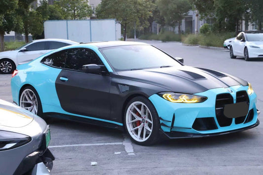 BMW M4 / M4C / M4CS G82 G83 2021-ON with Aftermarket Parts - Front Fenders Dry Pre-preg Carbon Fiber from Aero Republic