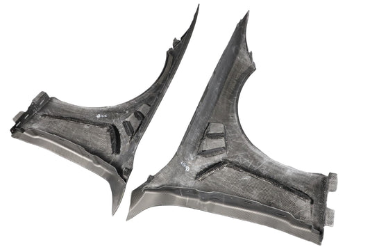 BMW M4 / M4C / M4CS G82 G83 2021-ON with Aftermarket Parts - Front Fenders Dry Pre-preg Carbon Fiber from Aero Republic