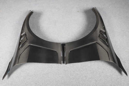 BMW M4 / M4C / M4CS G82 G83 2021-ON with Aftermarket Parts - Front Fenders Dry Pre-preg Carbon Fiber from Aero Republic