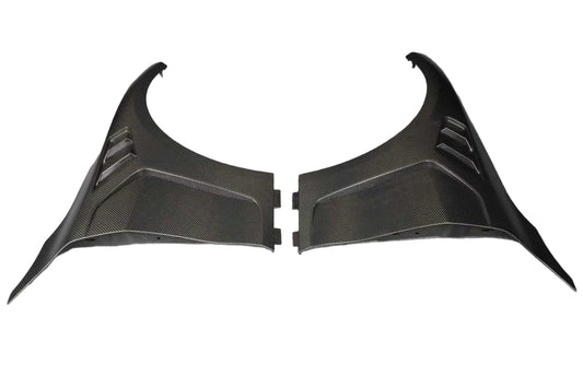 BMW M4 / M4C / M4CS G82 G83 2021-ON with Aftermarket Parts - Front Fenders Dry Pre-preg Carbon Fiber from Aero Republic