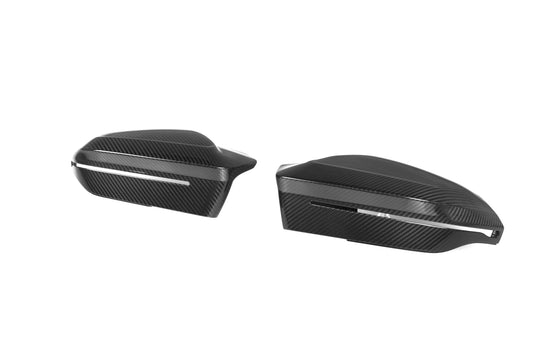 BMW M5C M5 G90 G99 2024-ON (Left & Right Hand Drive) with Aftermarket Parts - M5 Style Mirror Caps Dry Pre-preg Carbon Fiber from Aero Republic