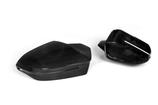 BMW M5C M5 G90 G99 2024-ON (Left & Right Hand Drive) with Aftermarket Parts - M5 Style Mirror Caps Dry Pre-preg Carbon Fiber from Aero Republic