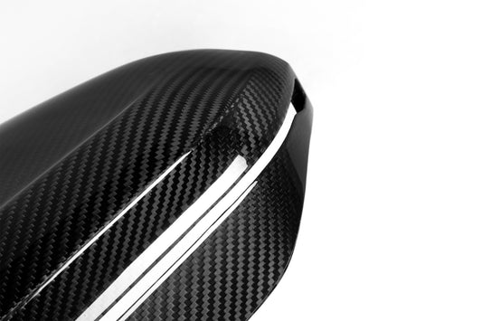 BMW M5C M5 G90 G99 2024-ON (Left & Right Hand Drive) with Aftermarket Parts - M5 Style Mirror Caps Dry Pre-preg Carbon Fiber from Aero Republic