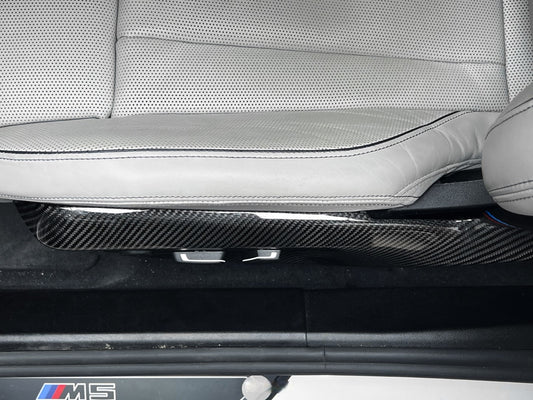 BMW M5C M5 G90 G99 2024-ON with Aftermarket Parts - OEM Style Seat Side Trim Covers Dry Pre-preg Carbon Fiber from Aero Republic