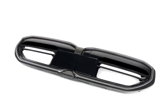 BMW M5 G90 G99 2025-ON with Aftermarket Parts - M5 Style Front Kidney Grill with LED Dry Pre-preg Carbon Fiber from Aero Republic