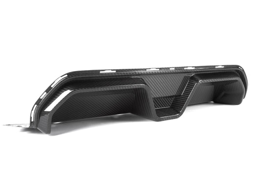 BMW M5 M5C F90 (Fits Both Pre-LCI & LCI) 2018-ON & 5 Series M550i 540i G30 (Fits both Pre-LCI & LCI) 2017 2018 2019 2020 2021 2022 2023 with Aftermarket Parts - CS Style / Without Light / With Light Rear Diffuser & Rear Diffuser Conversion Kit Pre-preg Carbon Fiber / PP from Aero Republic