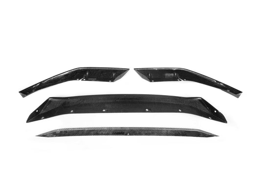 BMW M5 M5C F90 LCI 2021-ON with Aftermarket Parts - MT Style Front Lip Pre-preg Carbon Fiber from Aero Republic