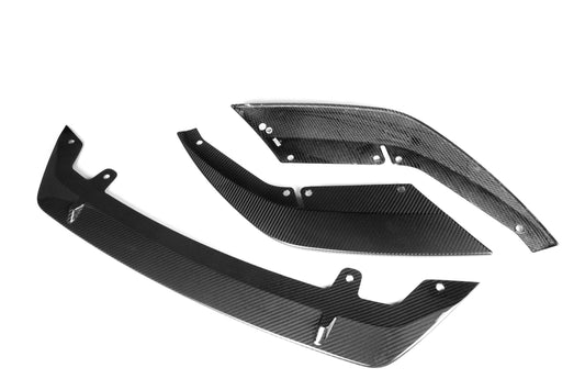 BMW M5 M5C F90 LCI 2021-ON with Aftermarket Parts - ST Style Front Lip Pre-preg Carbon Fiber from Aero Republic
