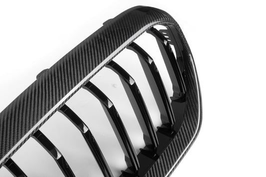 BMW M5 M5C F90 LCI 2021 2022 2023 2024 & 5 Series M550 540 G30 G31 LCI 2021 2022 2023 with Aftermarket Parts - Single Slat Front Kidney Grill Pre-preg Carbon Fiber from Aero Republic