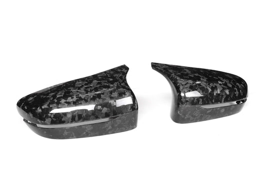BMW M5/M5C F90 (Fits Both Pre-LCI & LCI) 2018 2019 2020 2021 2022 2023 2024 LHD (Left Hand Drive) with Aftermarket Parts - OE Style / LHD & OE Style / RHD Replacement Mirror Caps Pre-preg Carbon Fiber from Aero Republic