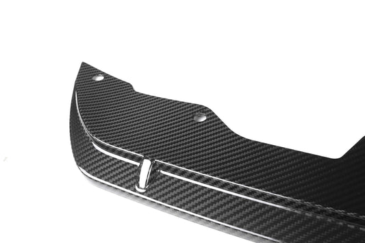 BMW M5 M5C F90 Pre-LCI 2018 2019 2020 with Aftermarket Parts - MP Style Side Splitter & Front Lip Pre-preg Carbon Fiber from Aero Republic
