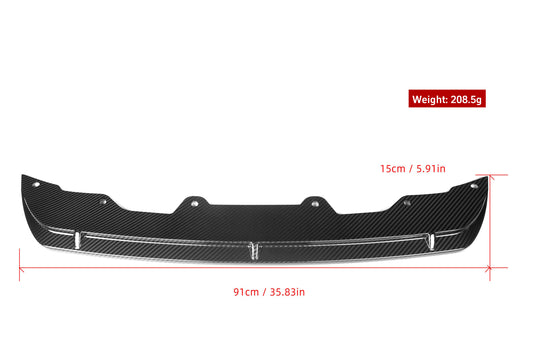 BMW M5 M5C F90 Pre-LCI 2018 2019 2020 with Aftermarket Parts - MP Style Side Splitter & Front Lip Pre-preg Carbon Fiber from Aero Republic