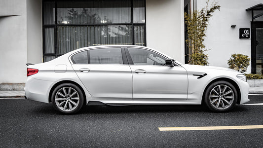 BMW M5 M5C F90 (Fits Both Pre-LCI & LCI) 2018-ON & 5 Series M550i 540i G30 (Fits both Pre-LCI & LCI) 2017 2018 2019 2020 2021 2022 2023 with Aftermarket Parts - G Style Side Skirt Winglets Pre-preg Carbon Fiber from Aero Republic