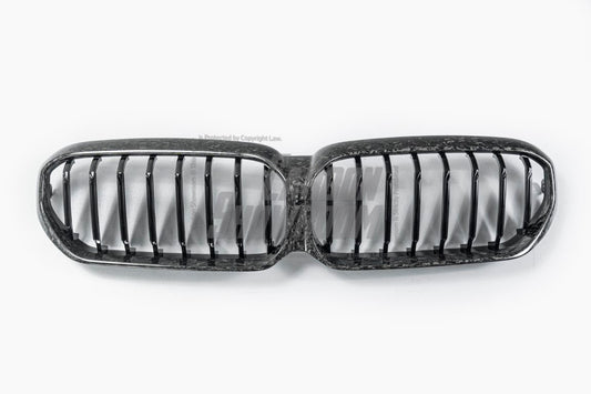 Aero Republic Single Slat Front Kidney Grill for BMW M5 M5C F90 & M550 540 G30/31 LCI Carbon Fiber