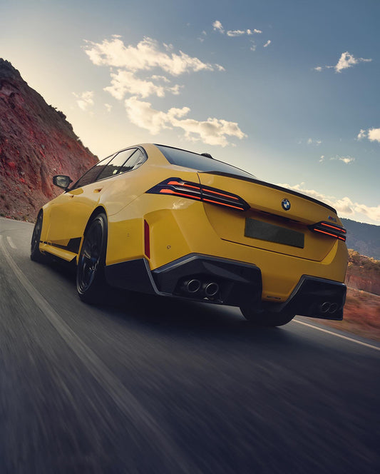 BMW M5 M5C G90 2024-ON with Aftermarket Parts - MP Style Rear Diffuser Pre-preg Carbon Fiber from Aero Republic