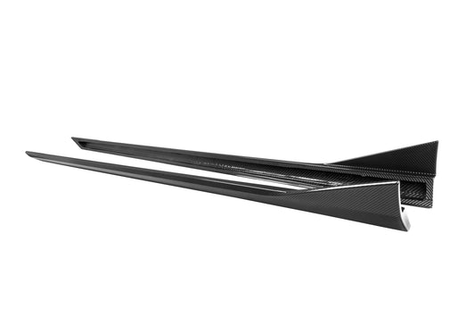 BMW M5 M5C G90 2024-ON with Aftermarket Parts - MP Style Side Skirts Pre-preg Carbon Fiber from Aero Republic