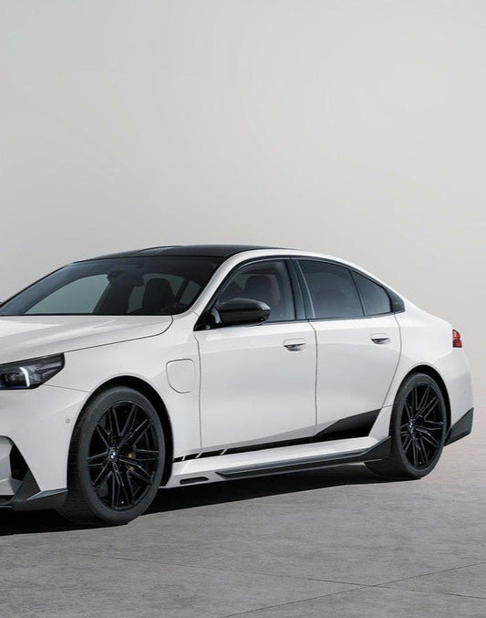 BMW M5 M5C G90 2024-ON with Aftermarket Parts - MP Style Side Skirts Pre-preg Carbon Fiber from Aero Republic