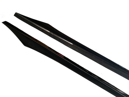 BMW M6 F06 F12 F13 2013 2014 2015 2016 2017 2018 2019 with Aftermarket Parts - Vor Style Side Skirts Carbon Fiber from Aero Republic