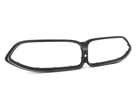 BMW M8 F91 F92 F93 2019-ON with Aftermarket Parts - Dual Slat Front Kidney Grill Pre-preg Carbon Fiber from Aero Republic