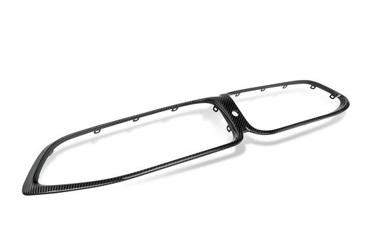 BMW M8 F91 F92 F93 2019-ON with Aftermarket Parts - Dual Slat Front Kidney Grill Pre-preg Carbon Fiber from Aero Republic