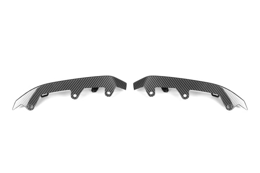 BMW M8 F91 F92 F93 2019-ON with Aftermarket Parts - OE Style Front Bumper Side Lower Vent Trim Carbon Fiber from Aero Republic