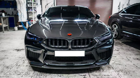 BMW M8 M8C F91 F92 F93 2019-ON with Aftermarket Parts - Hood Dry Pre-preg Carbon Fiber from Aero Republic