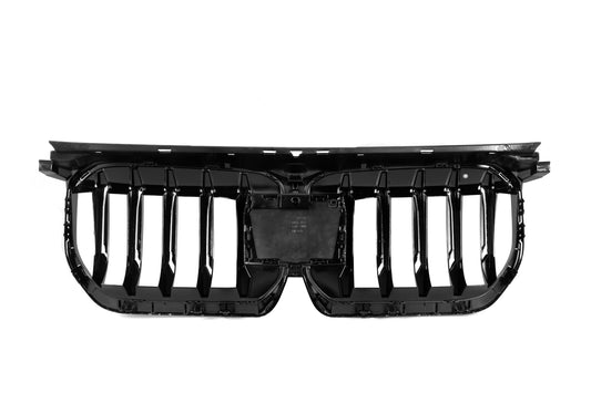 BMW X1 M35i xDrive30e xDrive25e xDrive23d xDrive20d xDrive23i sDrive18d sDrive20i sDrive18i sDrive16i U11 U12 2023-ON with Aftermarket Parts - Single Slat Front Kidney Grill Pre-preg Carbon Fiber from Aero Republic