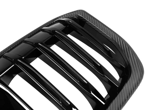 BMW X1 M35i xDrive30e xDrive25e xDrive23d xDrive20d xDrive23i sDrive18d sDrive20i sDrive18i sDrive16i U11 U12 2023-ON with Aftermarket Parts - Single Slat Front Kidney Grill Pre-preg Carbon Fiber from Aero Republic