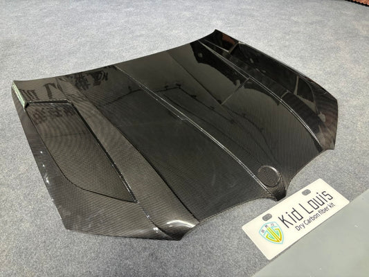 BMW X3 G01 & X3M X3MC F97 (Fits Both Pre-LCI & LCI) 2019 2020 2021 2022 2023 2024 & X4 G02 & X4M X4MC F98 (Fits Both Pre-LCI & LCI) 2019-ON with Aftermarket Parts - LD Style Hood Dry Pre-preg Carbon Fiber from Aero Republic