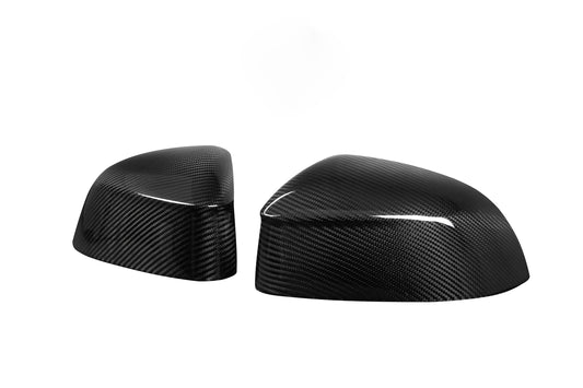 BMW X5 G05 & X6 G06 s/x Drive40/e M60 (Fits Both Pre-LCI & LCI) 2020 2021 2022 2023 2024 with Aftermarket Parts - OE Style Replacement Mirror Caps Pre-preg Carbon Fiber from Aero Republic