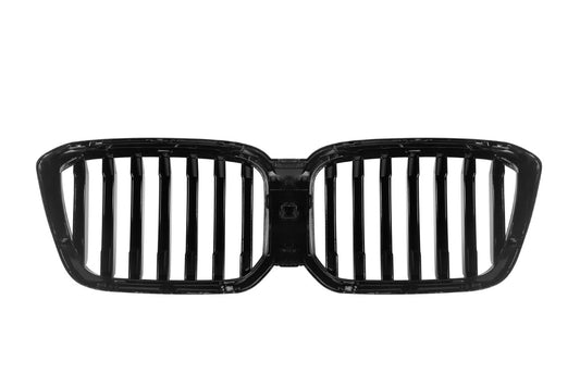 BMW X3 M40 s/x Drive 340 G01 LCI 2022 2023 2024 & X4 M40 xDrive 30 G02 LCI 2022 2023 2024 with Aftermarket Parts - Single Slat Front Kidney Grill Pre-preg Carbon Fiber from Aero Republic