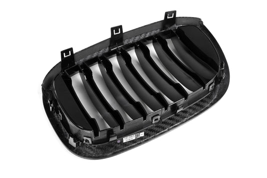 BMW X3 M40 s/x Drive 340 G01 Pre-LCI 2019 2020 2021 & X4 M40 xDrive 30 G02 Pre-LCI 2019 2020 2021 with Aftermarket Parts - Single Slat Front Kidney Grill Pre-preg Carbon Fiber from Aero Republic