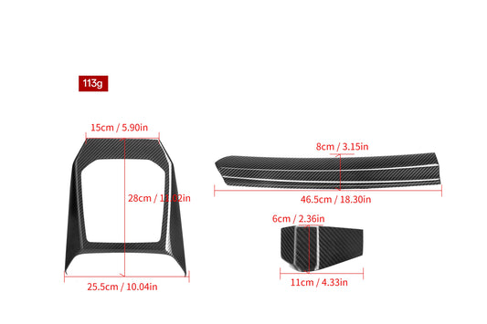 BMW X3 M50i/30i xDrive G45 2025-ON with Aftermarket Parts - OEM Style Interior Trim Dry Pre-preg Carbon Fiber from Aero Republic