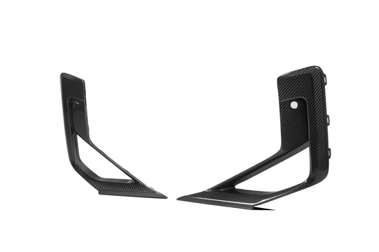 BMW X3M X3MC F97 LCI 2022-ON & X4M X4MC F98 LCI 2022-ON with Aftermarket Parts - OE Style Front Canards Carbon Fiber from Aero Republic