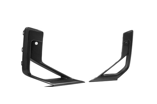 BMW X3M X3MC F97 LCI 2022-ON & X4M X4MC F98 LCI 2022-ON with Aftermarket Parts - OE Style Front Canards Carbon Fiber from Aero Republic