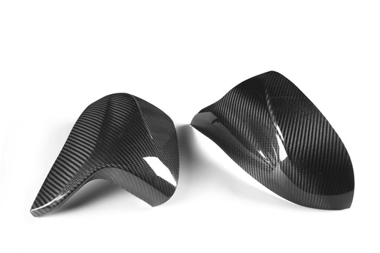 BMW X3M X3MC F97 & X4M X4MC F98 2019 2020 2021 (Fits Both Pre-LCI & LCI) 2020 2021 2022 2023 2024 with Aftermarket Parts - OE Style Replacement Mirror Caps Pre-preg Carbon Fiber from Aero Republic