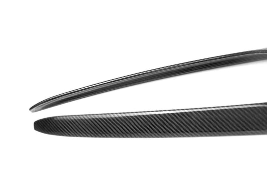 BMW X4M X4MC F98 & X4 G02 (Fits Both Pre-LCI & LCI) 2019-ON with Aftermarket Parts - MP Style Rear Window Side Louvers Spoiler Pre-preg Carbon Fiber from Aero Republic