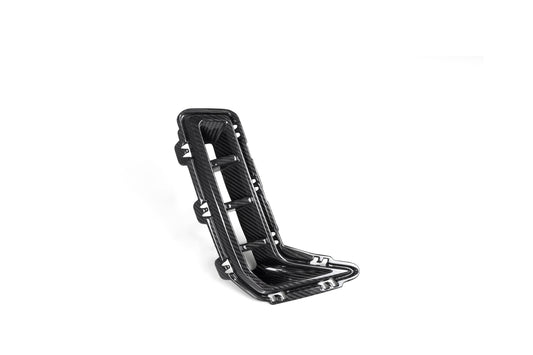 BMW X5 M60i s/x Drive 40i xDrive 50e G05 LCI 2024-ON with Aftermarket Parts - MP Style Front Bumper Side Vent Valences Trim Carbon Fiber from Aero Republic