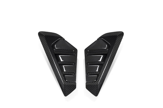 BMW X5 M60i M50i s/x Drive 40i xDrive 50e G05 (Fits Both Pre-LCI & LCI) 2019-ON with Aftermarket Parts - MP Style Front Fender Vent Trim Carbon Fiber from Aero Republic