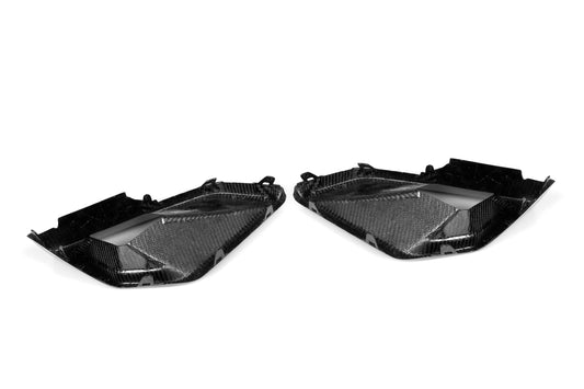 BMW X5 M60i s/x Drive 40i xDrive 50e G05 LCI 2024-ON with Aftermarket Parts - OE Style Front Bumper Vent Valences Trim Carbon Fiber from Aero Republic