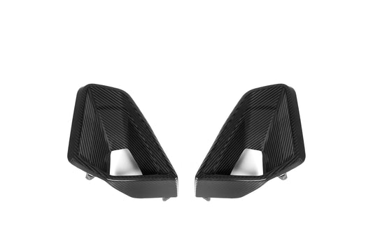 BMW X5 M60i s/x Drive 40i xDrive 50e G05 LCI 2024-ON with Aftermarket Parts - OE Style Front Bumper Vent Valences Trim Carbon Fiber from Aero Republic