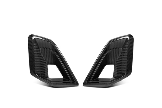 BMW X5 M60i s/x Drive 40i xDrive 50e G05 LCI 2024-ON with Aftermarket Parts - OE Style Front Bumper Vent Valences Trim Carbon Fiber from Aero Republic