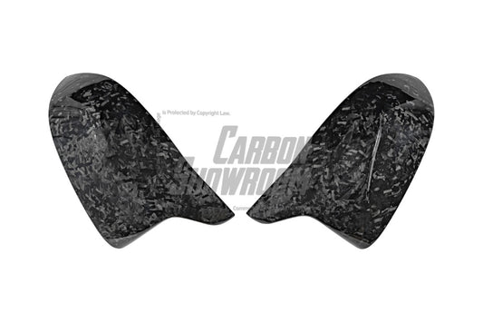BMW X5M X5MC F95 & X6M X6MC F96 2020 2021 2022 2023 2024 (Fits Both Pre-LCI & LCI) 2020 2021 2022 2023 2024 with Aftermarket Parts - OE Style Replacement Mirror Caps Pre-preg Carbon Fiber from Aero Republic