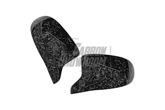 BMW X5M X5MC F95 & X6M X6MC F96 2020 2021 2022 2023 2024 (Fits Both Pre-LCI & LCI) 2020 2021 2022 2023 2024 with Aftermarket Parts - OE Style Replacement Mirror Caps Pre-preg Carbon Fiber from Aero Republic