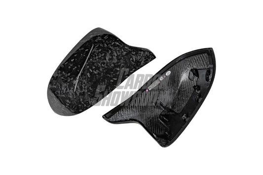 BMW X5M X5MC F95 & X6M X6MC F96 2020 2021 2022 2023 2024 (Fits Both Pre-LCI & LCI) 2020 2021 2022 2023 2024 with Aftermarket Parts - OE Style Replacement Mirror Caps Pre-preg Carbon Fiber from Aero Republic